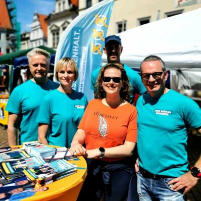 Kommunalwahl 2024 in Pirna - Team Freie Wähler - Wr für Pirna e.V. auf dem Markt der Kulturen